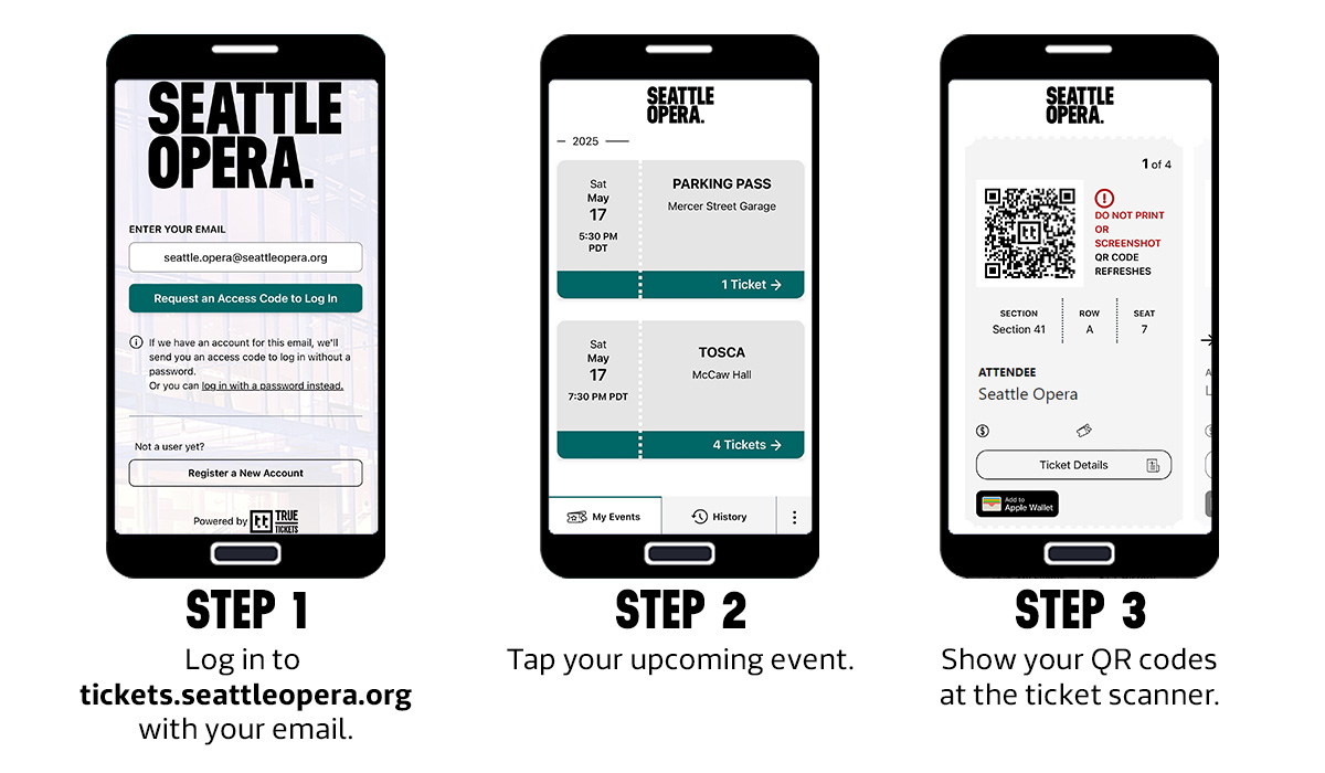 How to Access your Digital Tickets